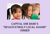 Capital One Bank with its Annual "Devastatingly Local" Award